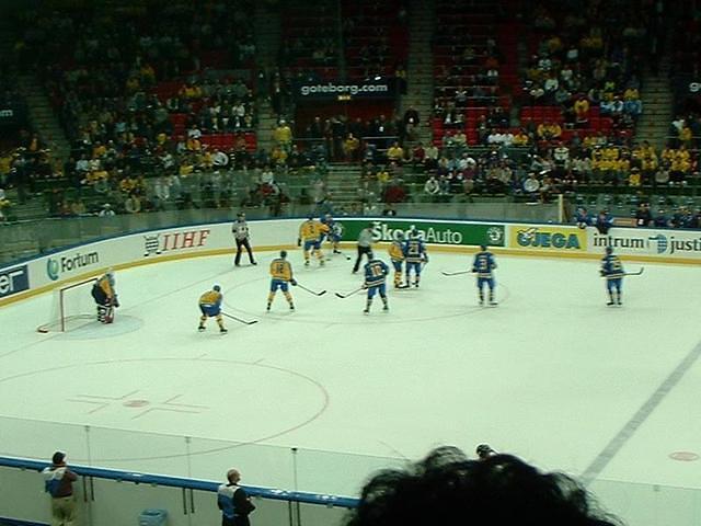 Hockey action