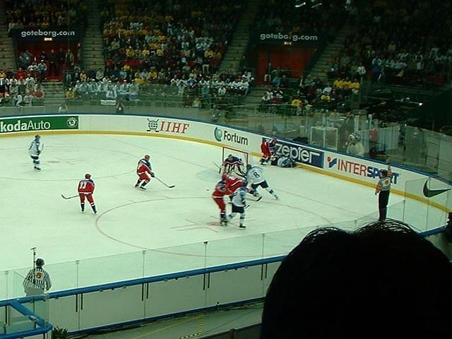 Hockey action