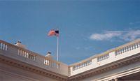 Old Glory above the White House